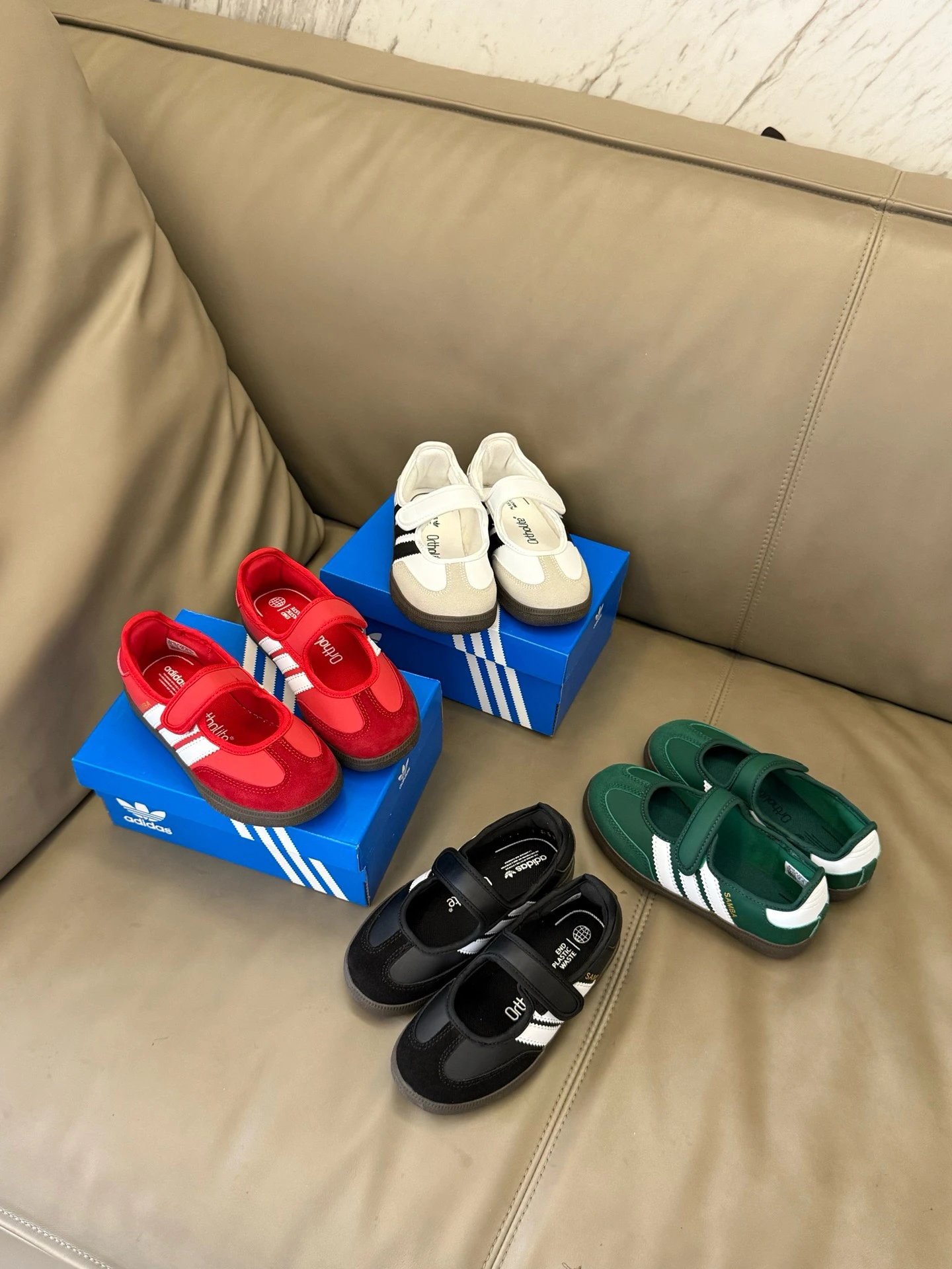 Samba Mary Jane Perforated Kids Sneaker