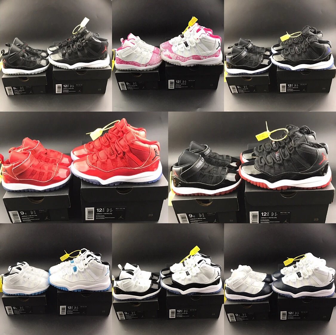 Children Nike Air Jordan 11 (8 Colorways) foto 3