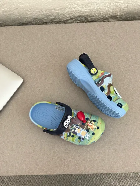 Crocs Kids Bluey Classic Clog Multicolor Sandals - 13
