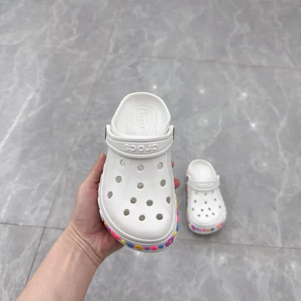 Crocs Classic Clog with Jibbitz Charms Light Blue Casual Shoes Sandals - 14