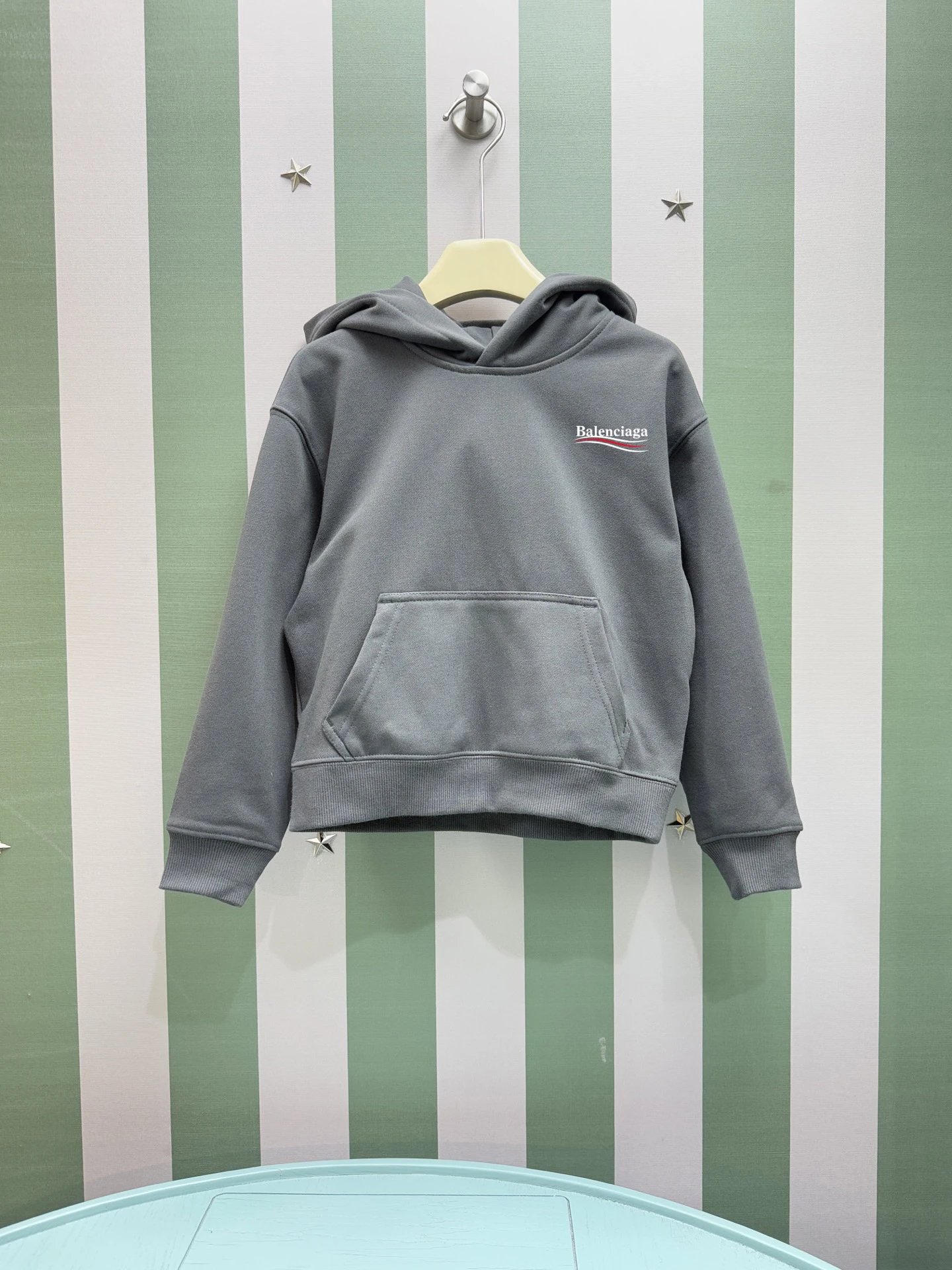 Kid Balenciaga Grey Hoodie