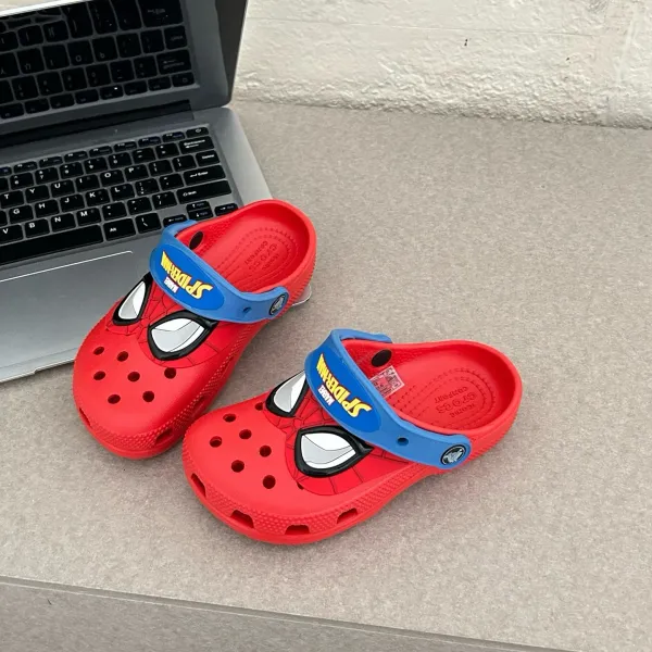 Crocs Spider-Man Clog Red Kids Sandals - 1