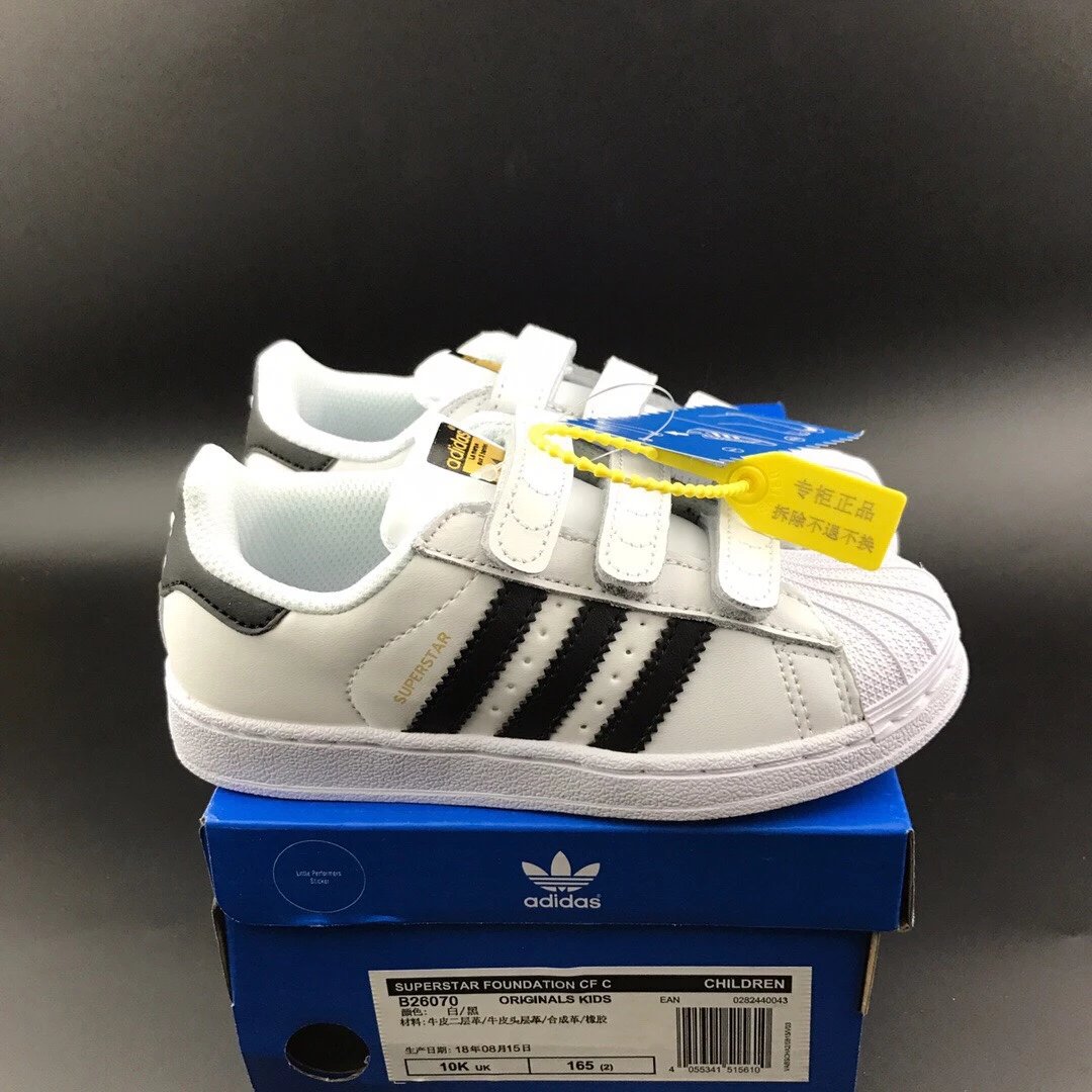 Children Adidas Superstar Velcro foto 3