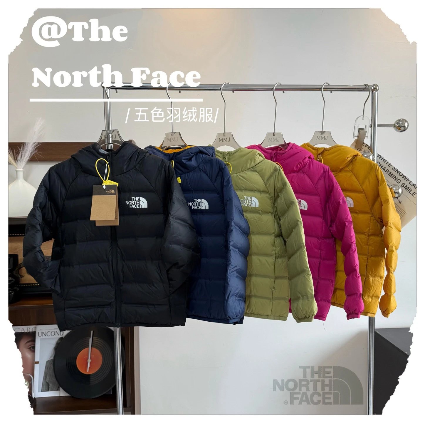 Kid The North Face Black Hooded Puffer Jacket