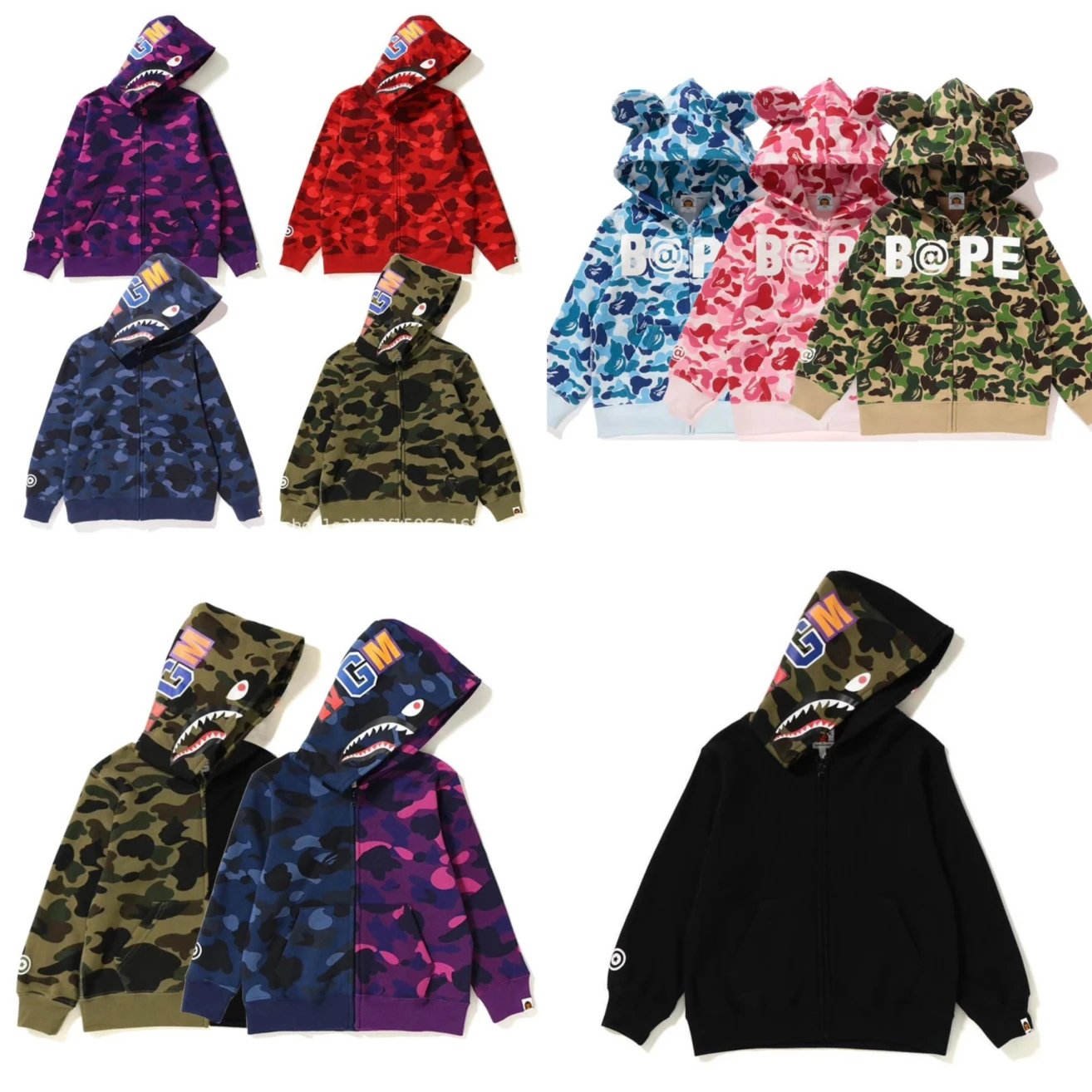 (100-150) Final Sale No Returns Summer New Lucky Bag Baby Cartoon Hooded Sweatshirt Boys Girls Streetwear Korean Style Casual Sports Kids Clothing