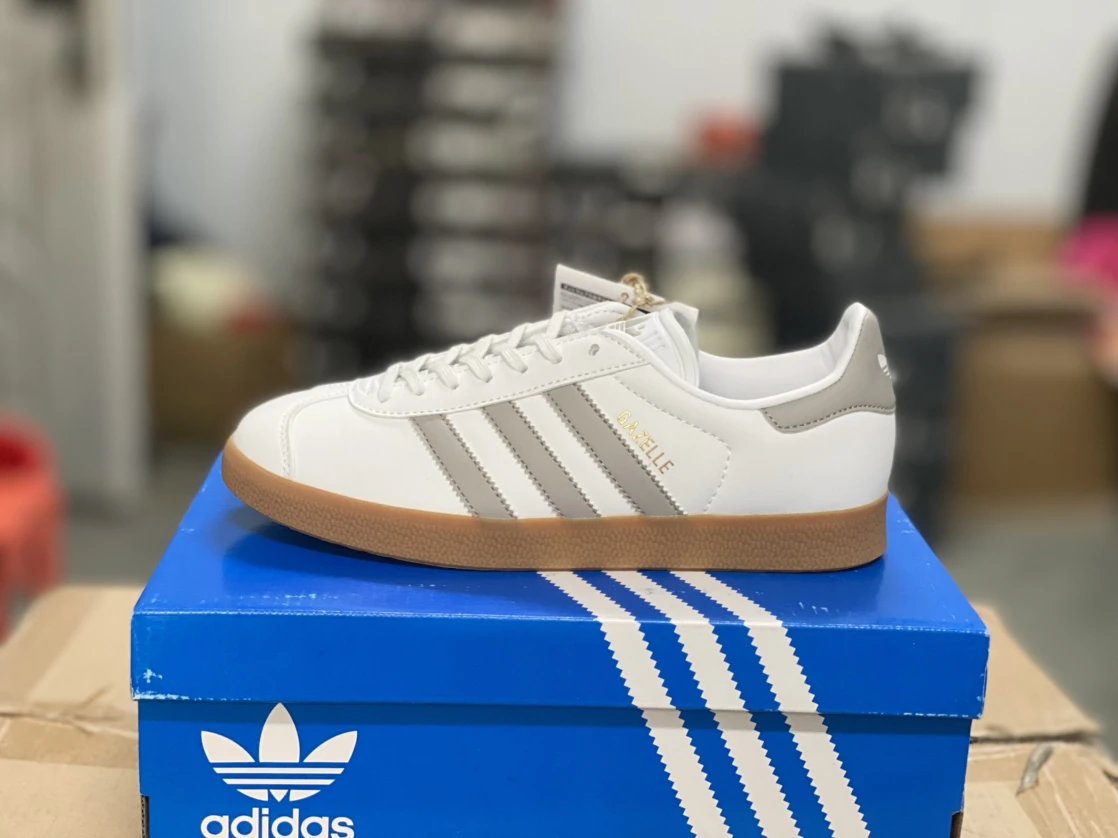 adidas Originals Gazelle Women's Low Top White Gray