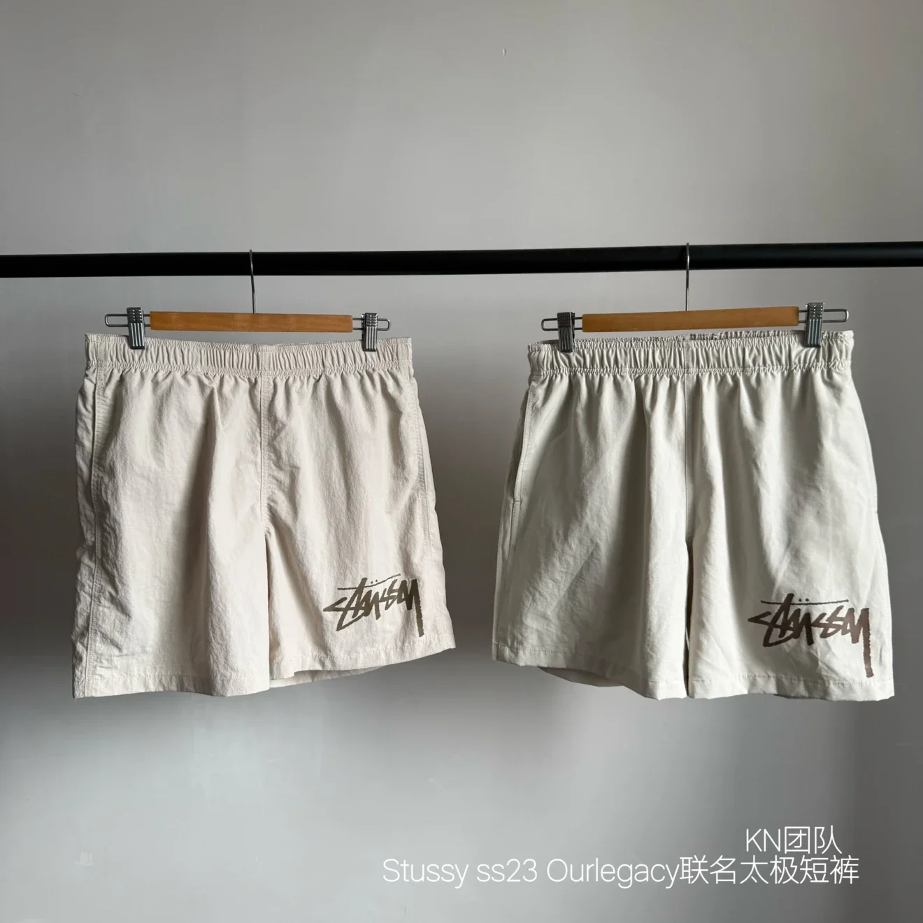 [Ready stock and shipped instantly] KN team Stussy ss23 Ourlegacy co-branded Tai Chi shorts