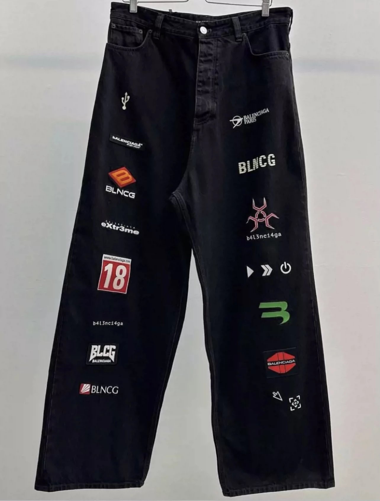 blcg 21FW Gamer Jeans Gamer 22FW Paris BLCG World Racingwear Denim Trousers GZ In stock! In stock!