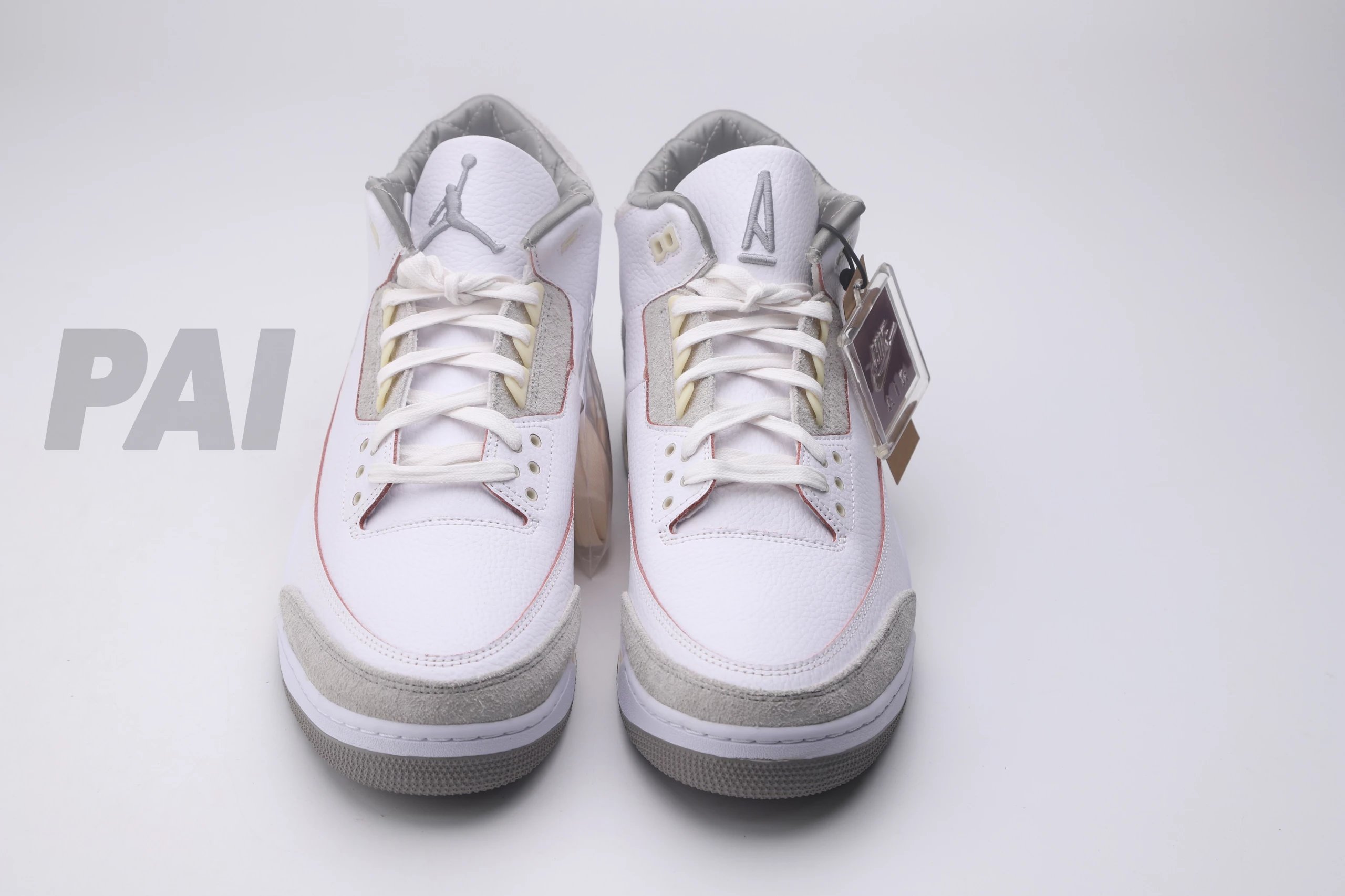 Air Jordan Retro High White Gray Gold Sneakers