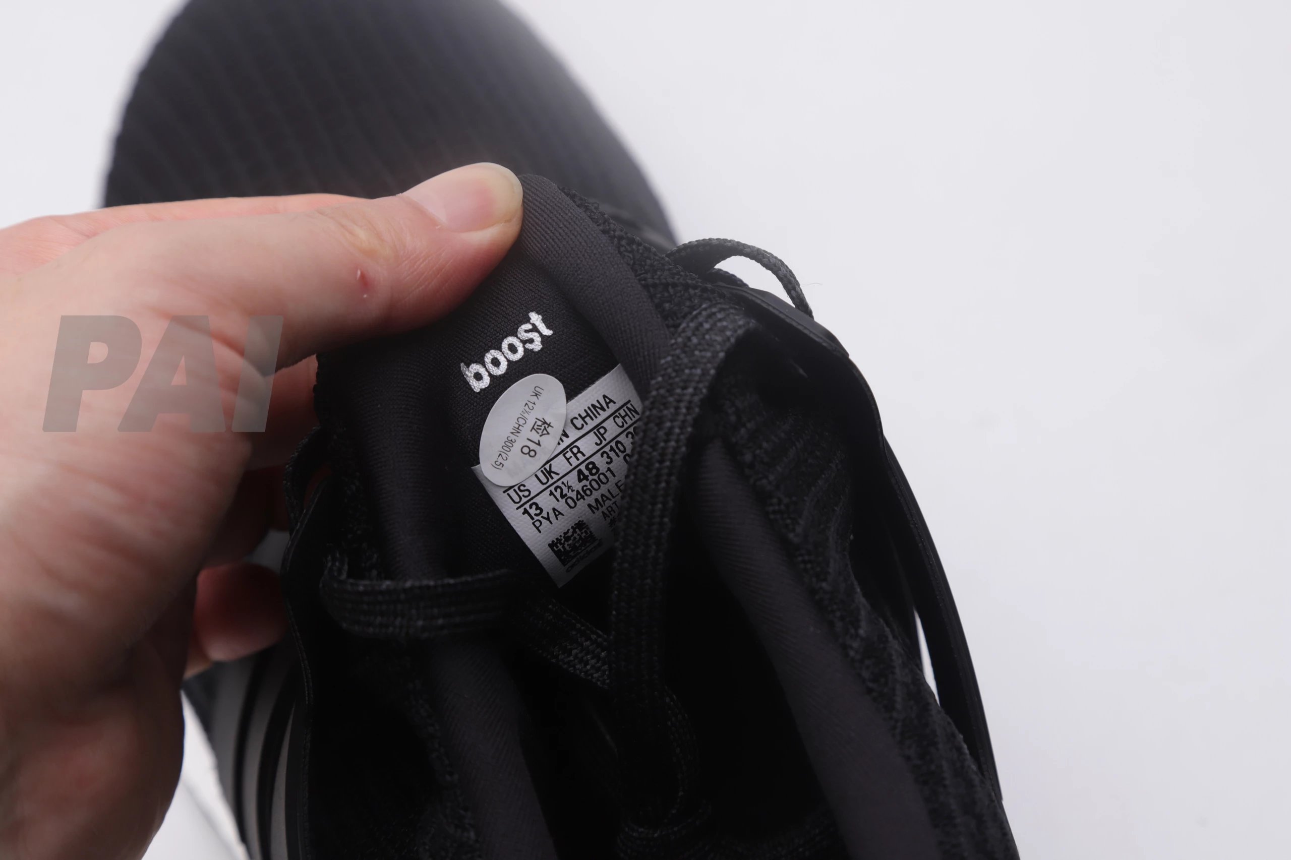 Adidas Ultra Boost All Black Sneakers Running Shoes - 21