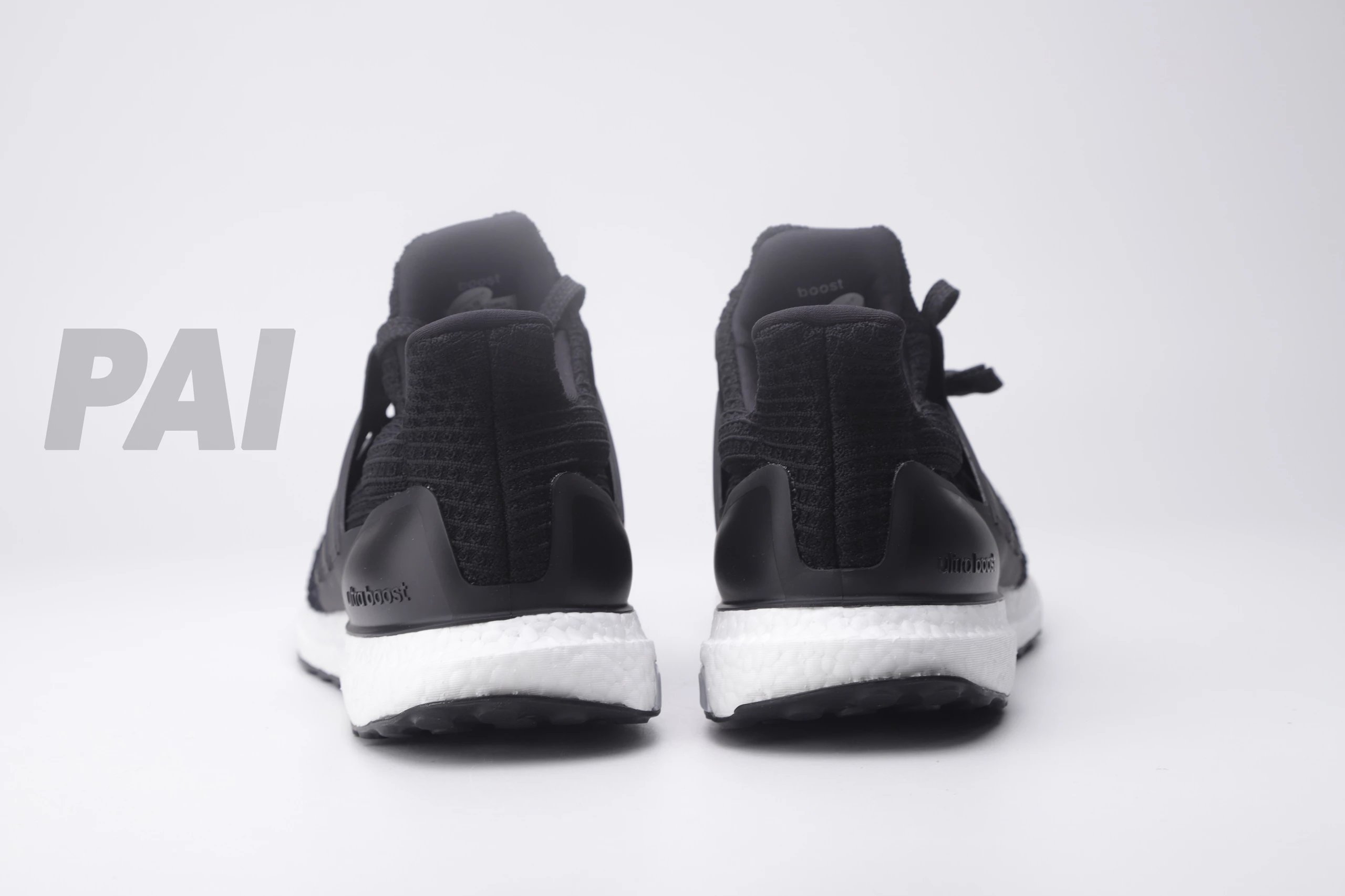 Adidas Ultra Boost All Black Sneakers Running Shoes - 16