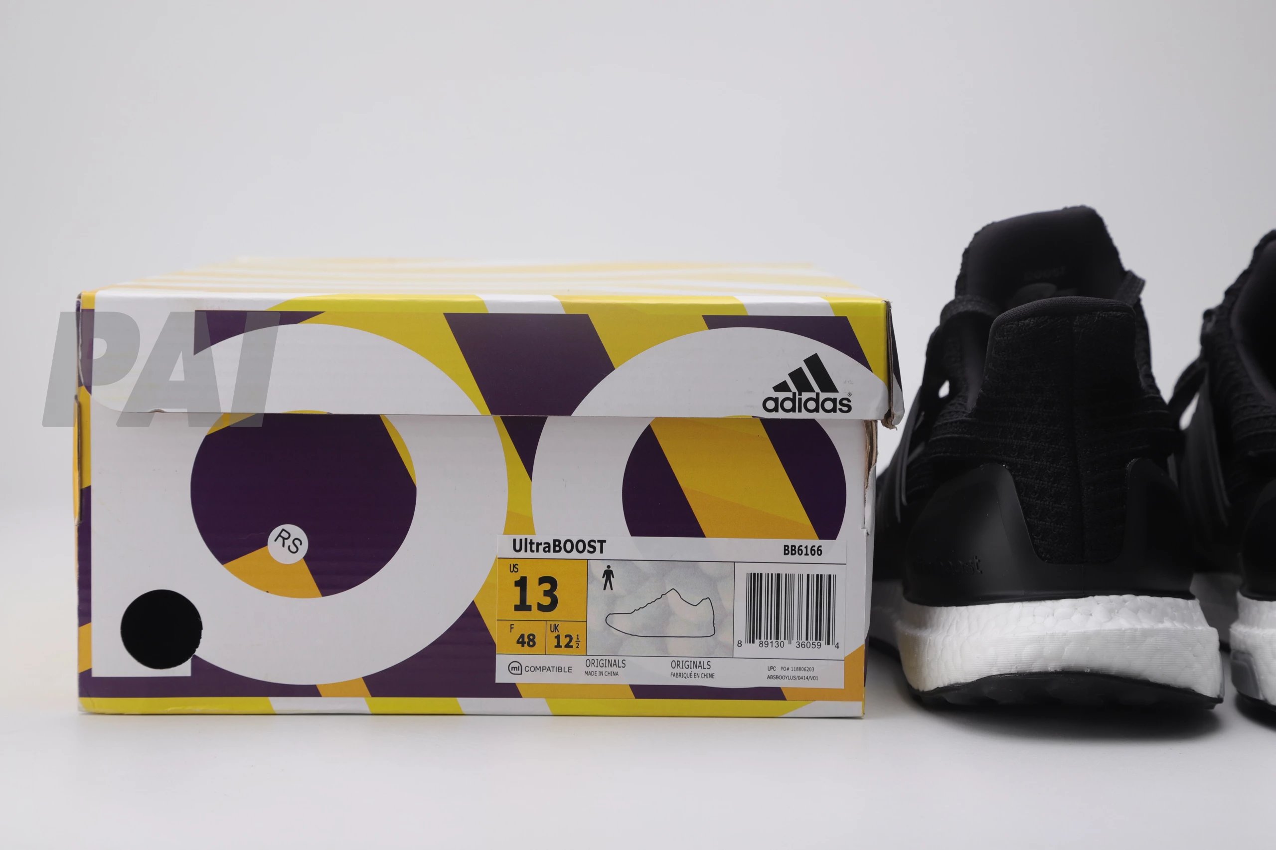 Adidas Ultra Boost All Black Sneakers Running Shoes - 14
