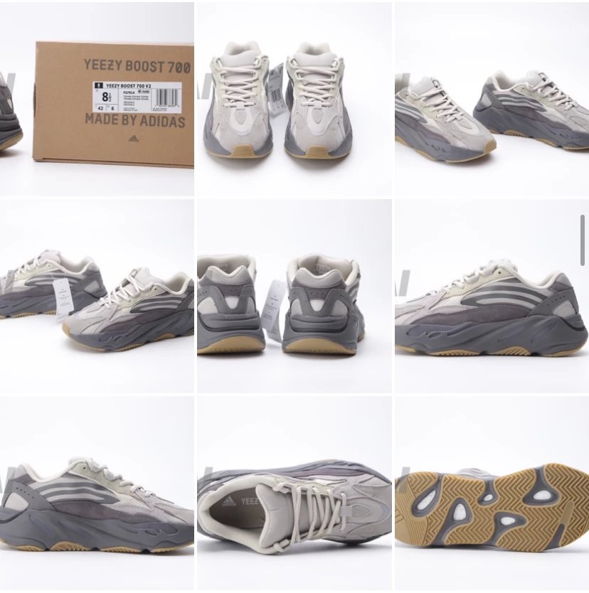 Adidas Yeezy 450 'Cloud White' Sneakers - 15