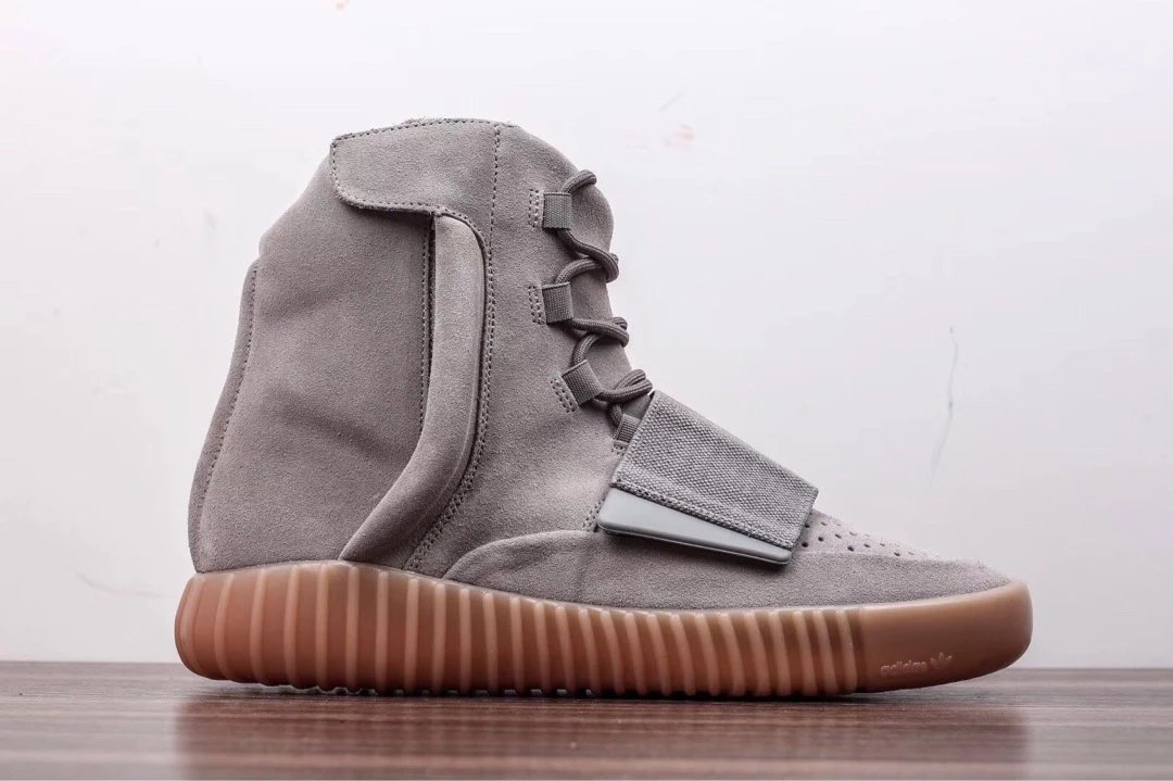 Yeezy Boost 750 Grey Gum Suede High-Top Sneakers