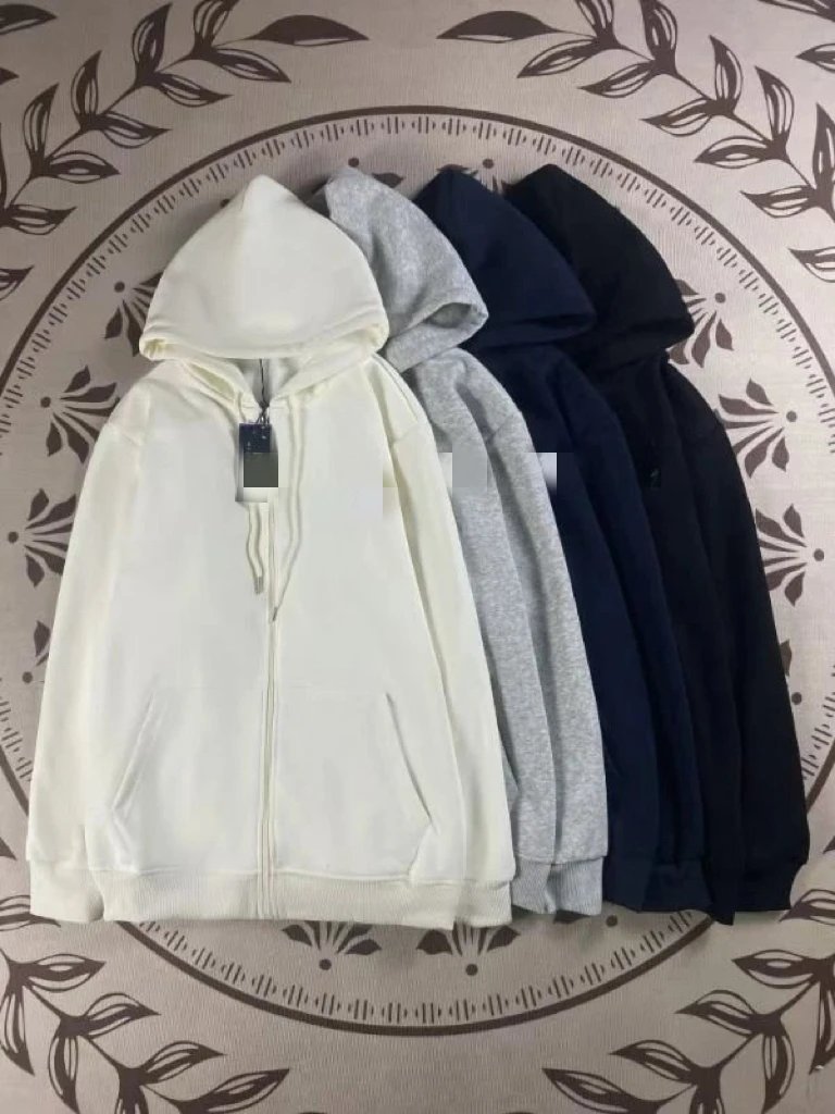 22632221B57RLLive colorzipper hooded cardigan, formed and women five color zipper hooded hoodie cardigan unisex A956
