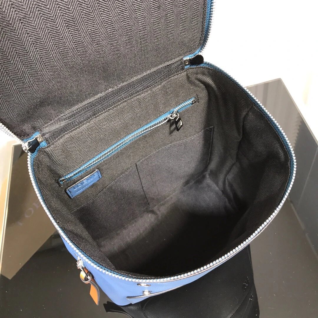 2021罗家女士背包Goya small backpack 新款双肩包女休闲旅行背包拼色小牛皮女包 7