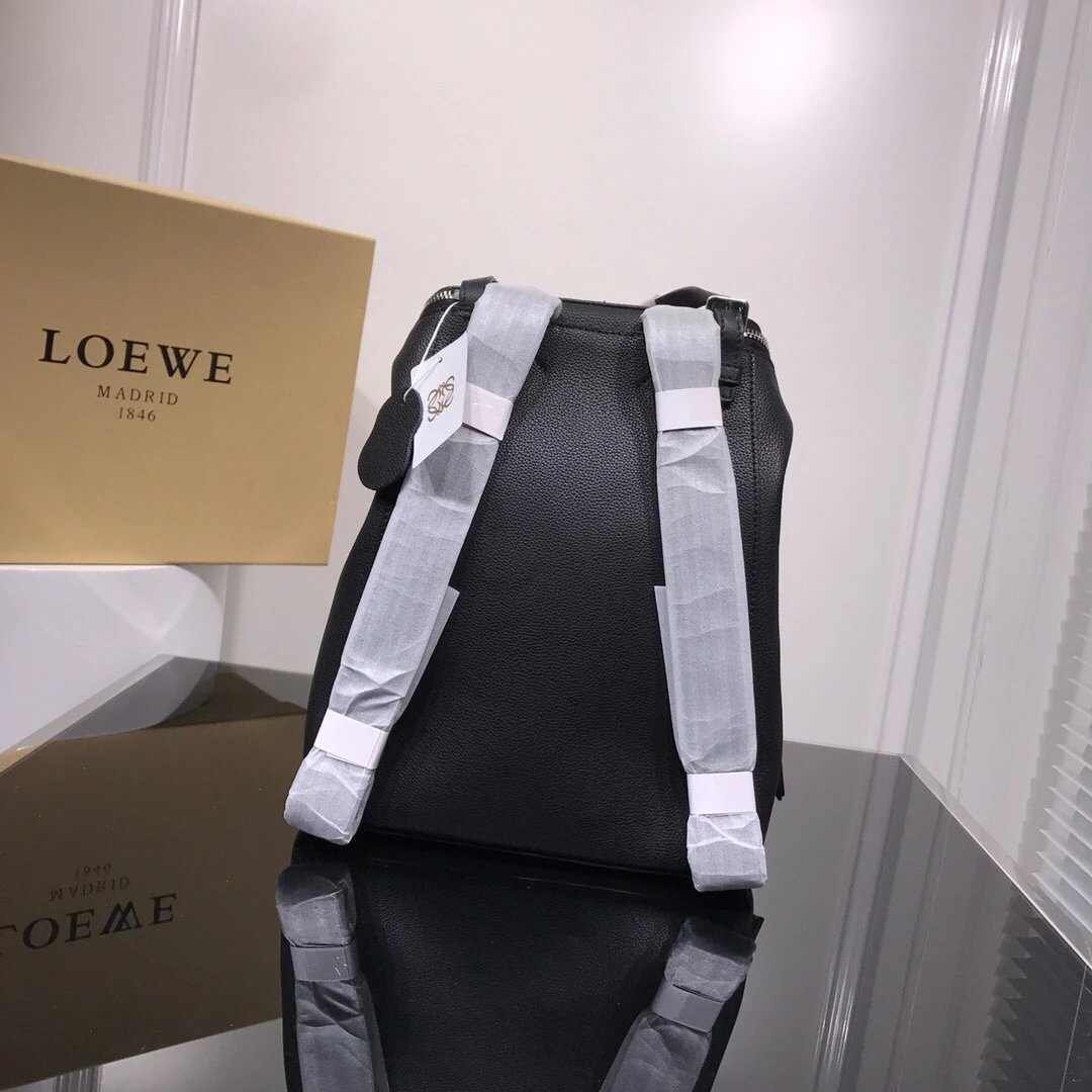 2021罗家女士背包Goya small backpack 新款双肩包女休闲旅行背包拼色小牛皮女包 11