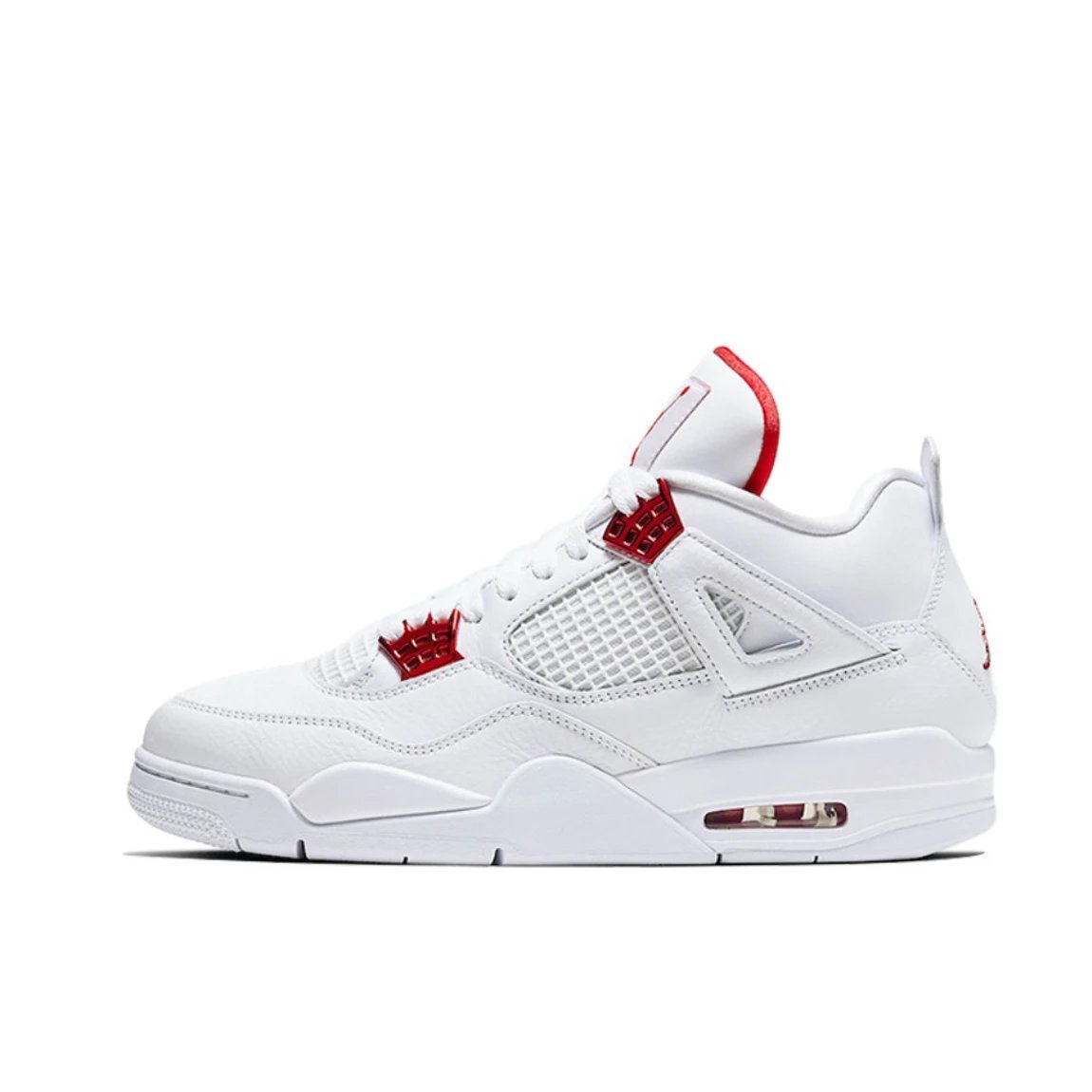 White and Red Button 527-112