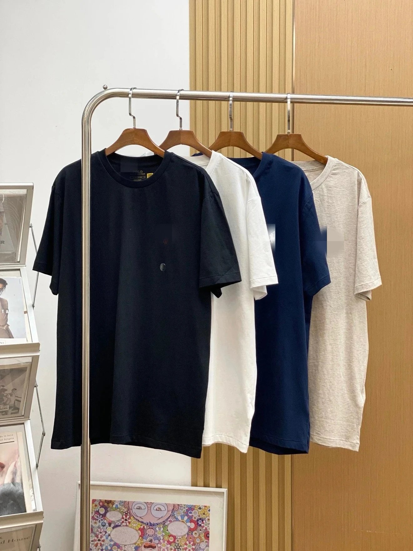 Ralph Lauren Four-Color Men's Basic Polo Logo Short-Sleeve T-Shirt A40 24
