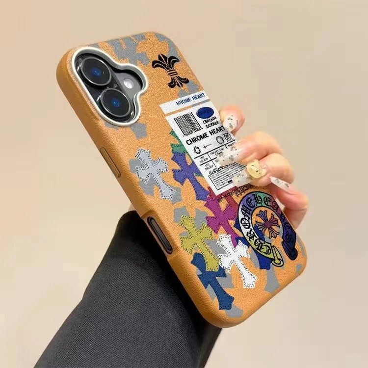 Chrome Hearts x RJ Store Cross Motif Yellow Phone Case - 9