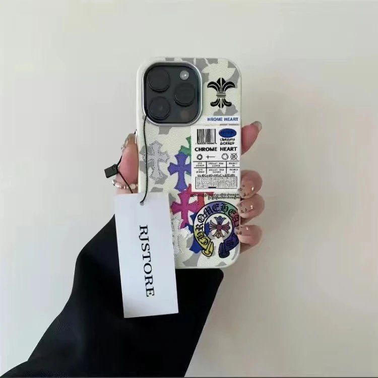 Chrome Hearts x RJ Store Cross Motif Yellow Phone Case - 4