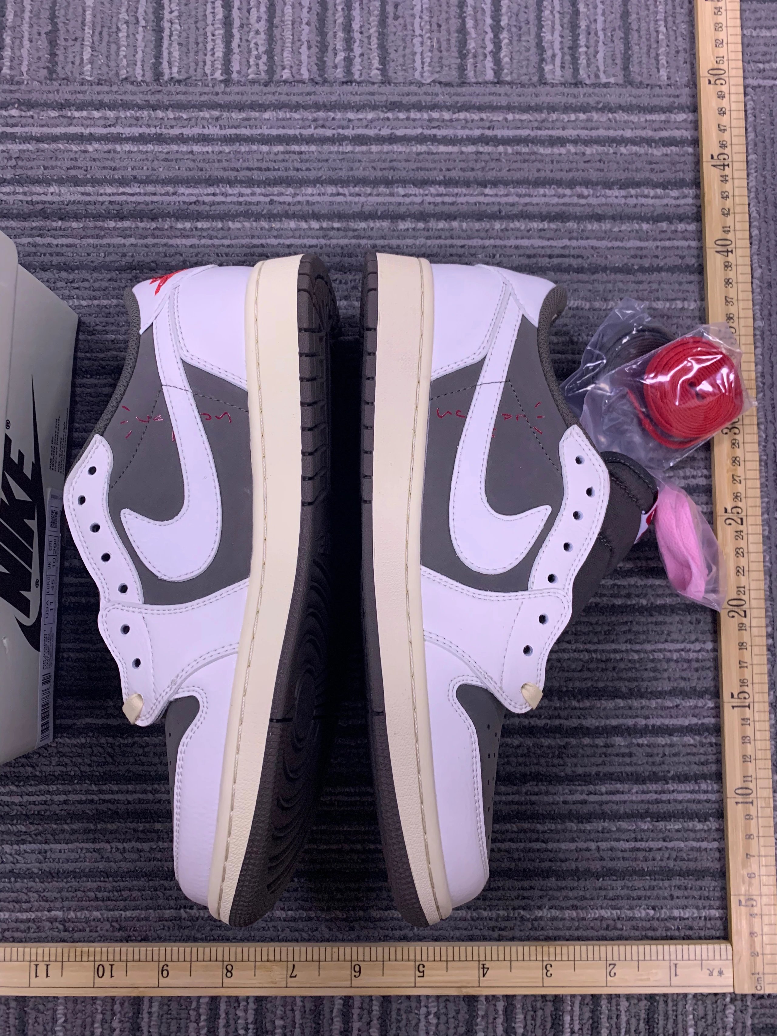 Travis Scott x Nike Air Jordan 1 Low OG Black Sneakers - 7