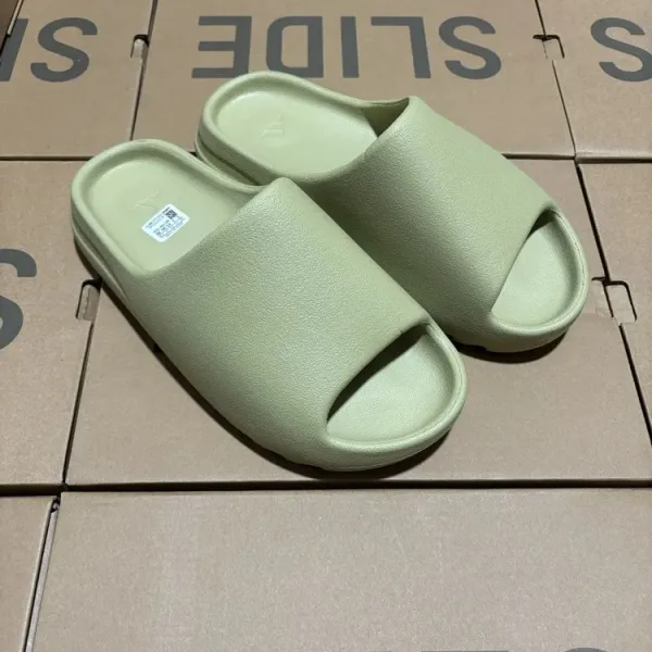 Adidas Yeezy Slide Bright Blue Slippers - 4