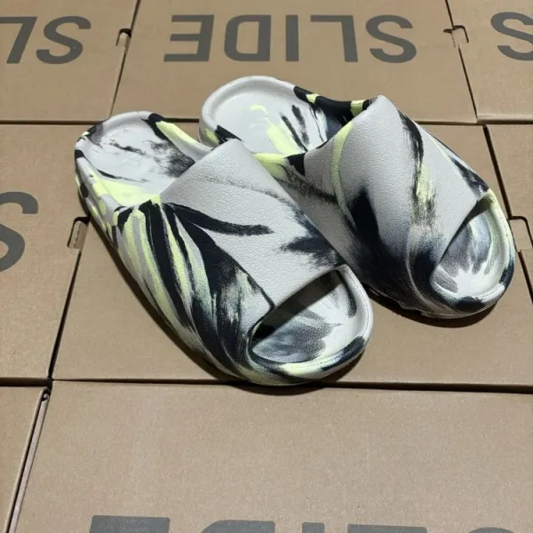 Adidas Yeezy Slide Bright Blue Slippers - 10