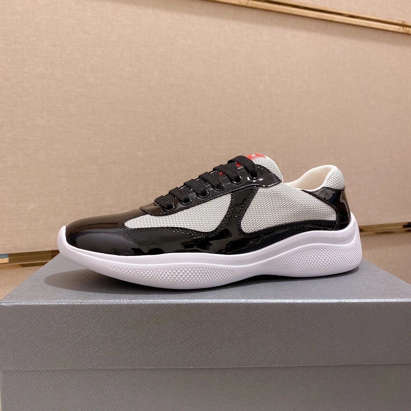Prada Linea Rossa Ny-1 Yellow Mesh Sneakers - 17