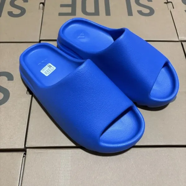Adidas Yeezy Slide Bright Blue Slippers - 7