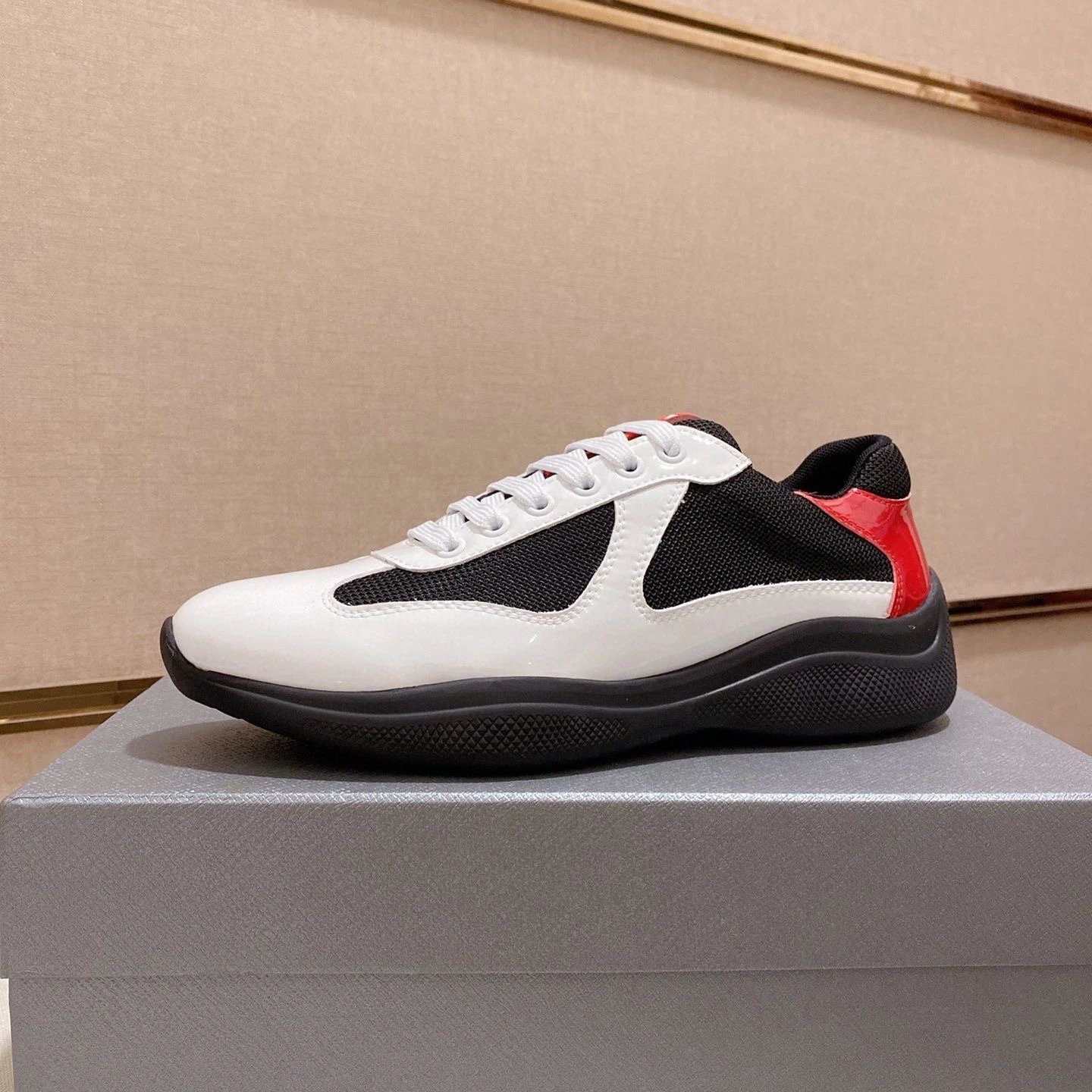 Prada Linea Rossa Ny-1 Yellow Mesh Sneakers - 10