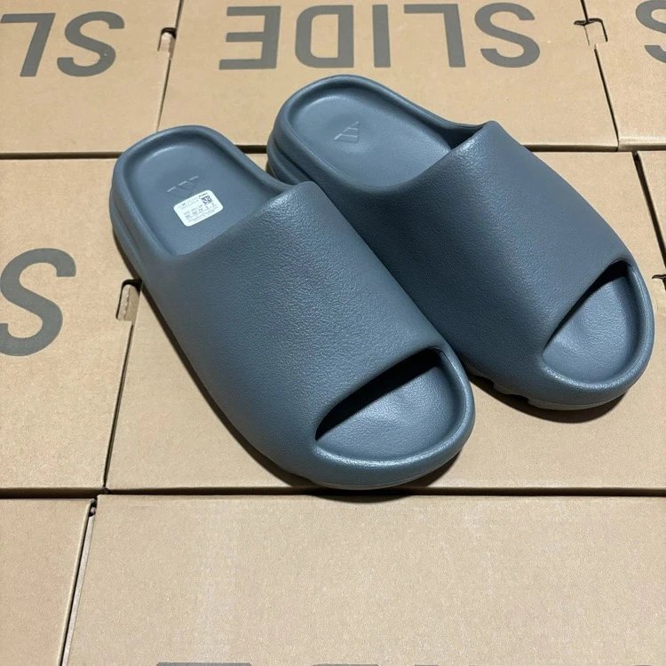 Adidas Yeezy Slide Bright Blue Slippers - 12