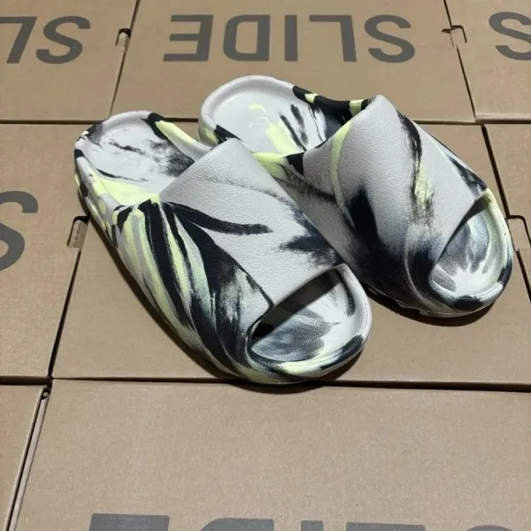 Puma Slide Sandals Multicolor Tie-Dye Slippers - 1