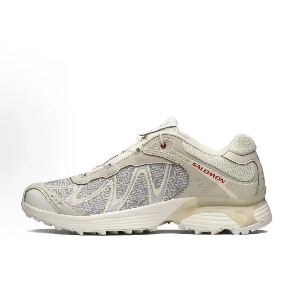 Salomon ACS Pro Beige Gray Running Shoes - 1