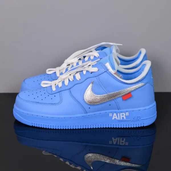 Nike x Off-White Air Force 1 Low Black Sneakers - 6
