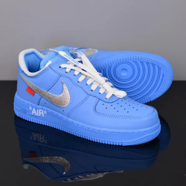 Nike x Off-White Air Force 1 Low Black Sneakers - 13
