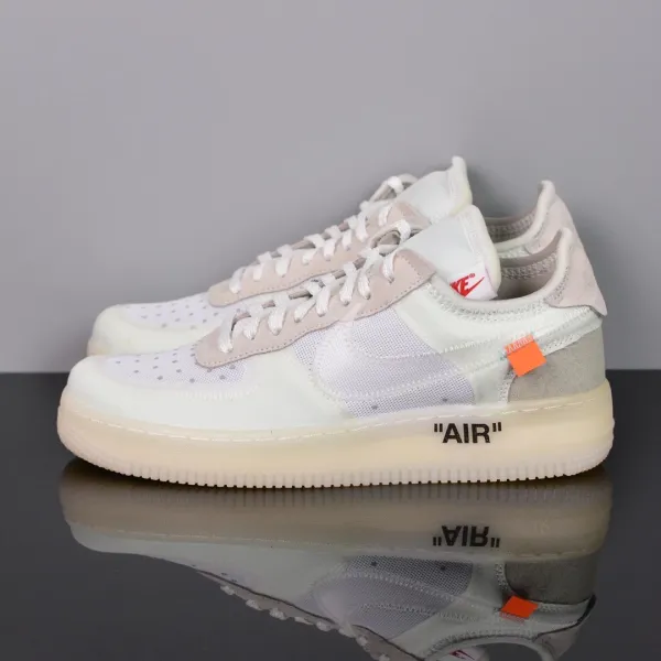 Nike x Off-White Air Force 1 Low Black Sneakers - 5