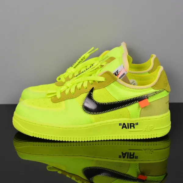Nike x Off-White Air Force 1 Low Black Sneakers - 3