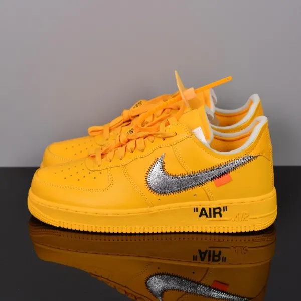 Nike x Off-White Air Force 1 Low Black Sneakers - 10