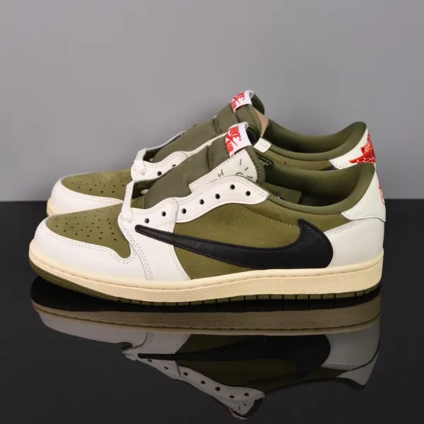 Nike x Off-White Air Jordan 1 Low 'Mocha' Sneakers - 6