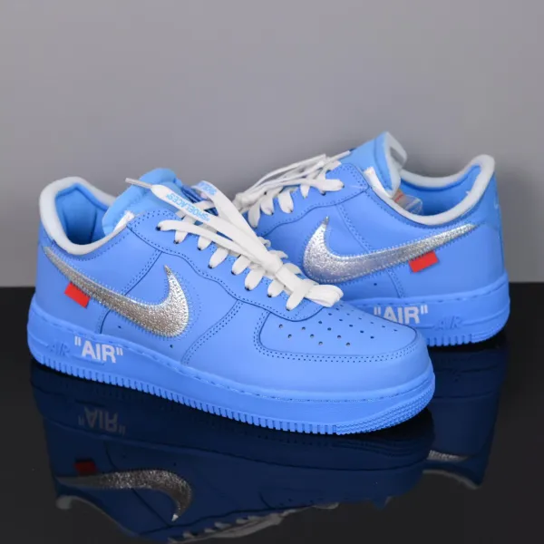 Nike x Off-White Air Force 1 Low Black Sneakers - 12