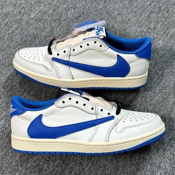 Nike x Travis Scott Air Jordan 1 Low OG University Blue Sneakers - 1