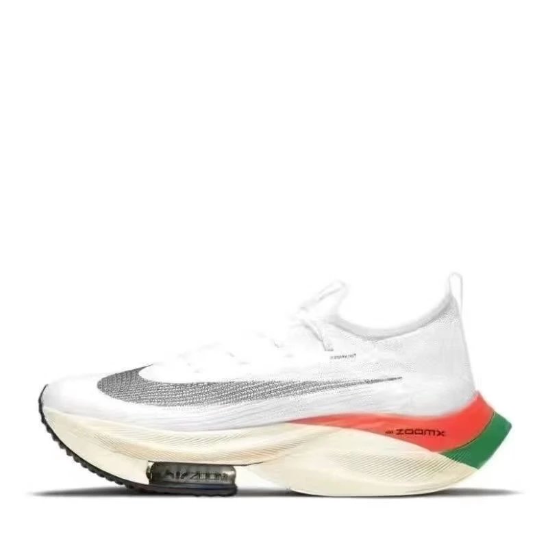 Nike ZoomX Vaporfly Next% 2 White / Red / Green Running Shoes