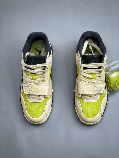 Nike x Travis Scott Air Jordan 1 Low OG 'Cactus Jack' Beige Sneakers - 6
