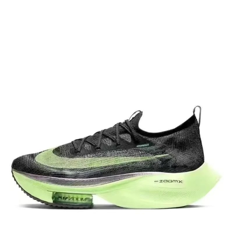 Nike ZoomX Vaporfly Next% 2 Black Lime Green Running Shoes