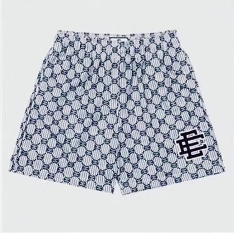 MSCHF Star Print Mesh Shorts Red - 9