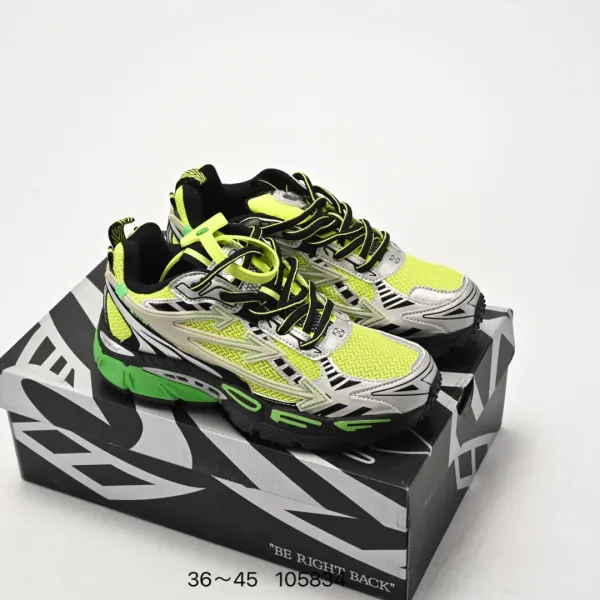 Asics Gel-Kayano 14 Neon Yellow Green Running Shoes - 1
