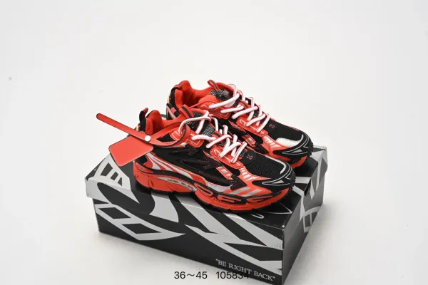 Off-White x New Balance 530 White Chunky Sneakers - 14