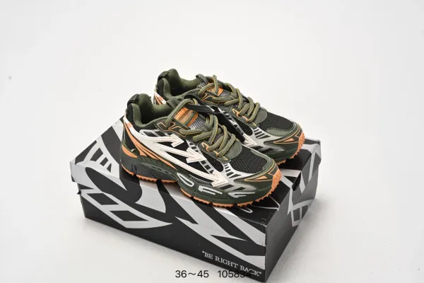 Off-White x New Balance 530 White Chunky Sneakers - 10