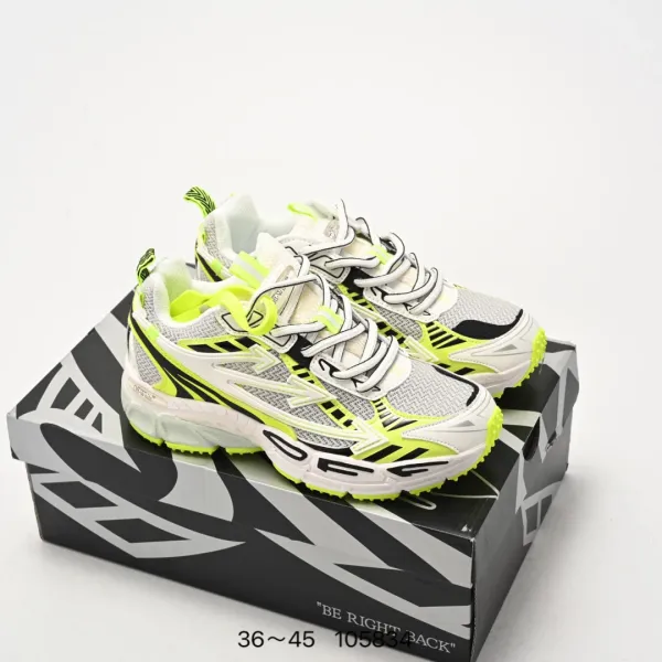 Off-White x Asics Gel-NYC Neon Yellow White Sneakers - 1